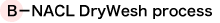 B,NACL Dry-Wesh method